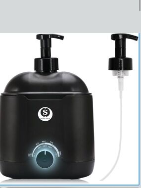 Hot Lather Machine Thick Foam Dispenser Large Capacity-BLACK